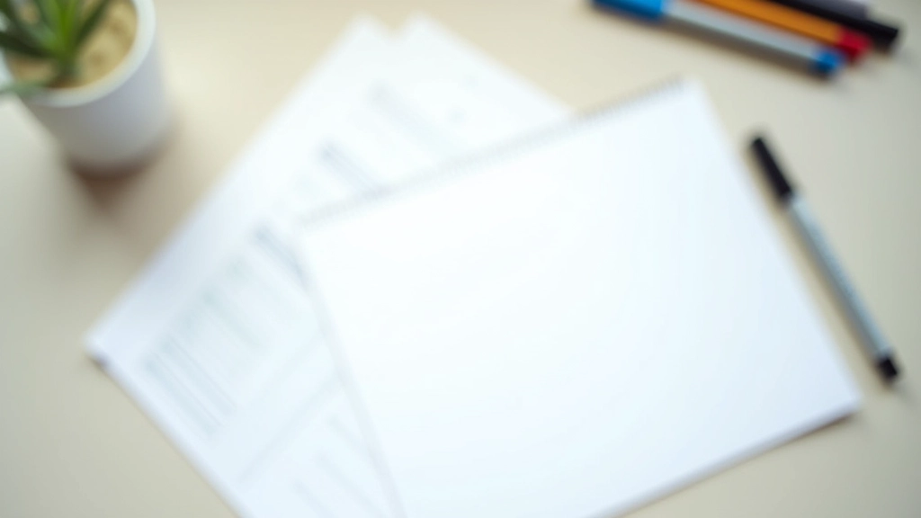 Calendar with quarterly review dates marked and color-coded goal tracking sheets spread across desk